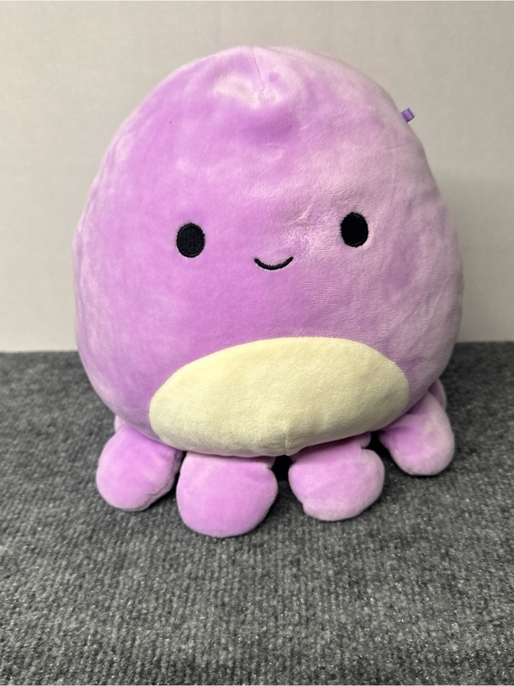 Squishmallows Lavender Octopus Plush with Cream Belly